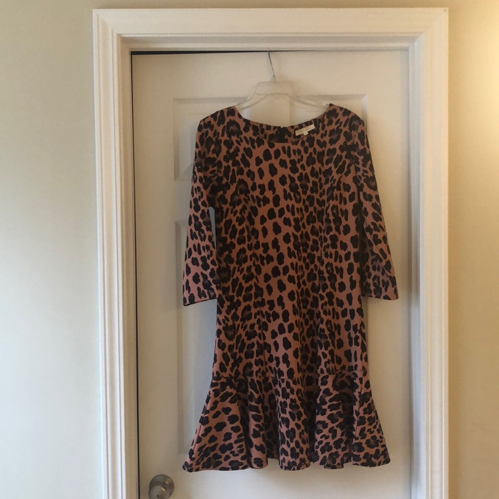 Animal print dress